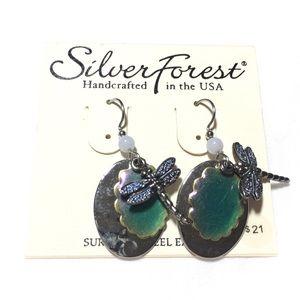 NWT Dragonfly Sterling Silver Earrings